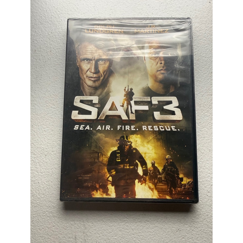 SAF3 Sea Air Fire Rescue DVD Dolph Lundgren JR Martinez Action Movie 2013 New